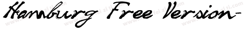 Hamburg Free Version字体转换